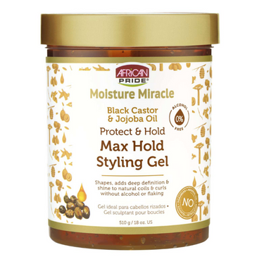 Moisture Miracle Max Hold Styling Gel – 18 oz - ANNS BEAUTY SUPPLY
